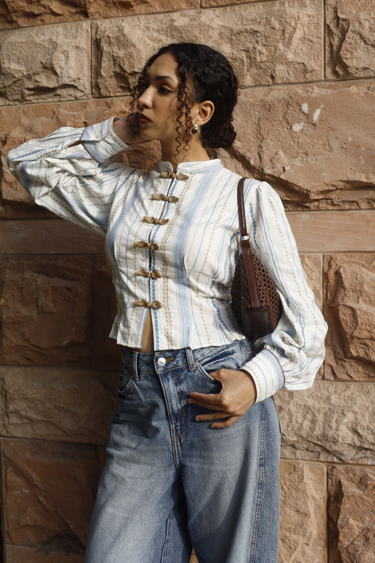 Meridian – Frog Button Shirt