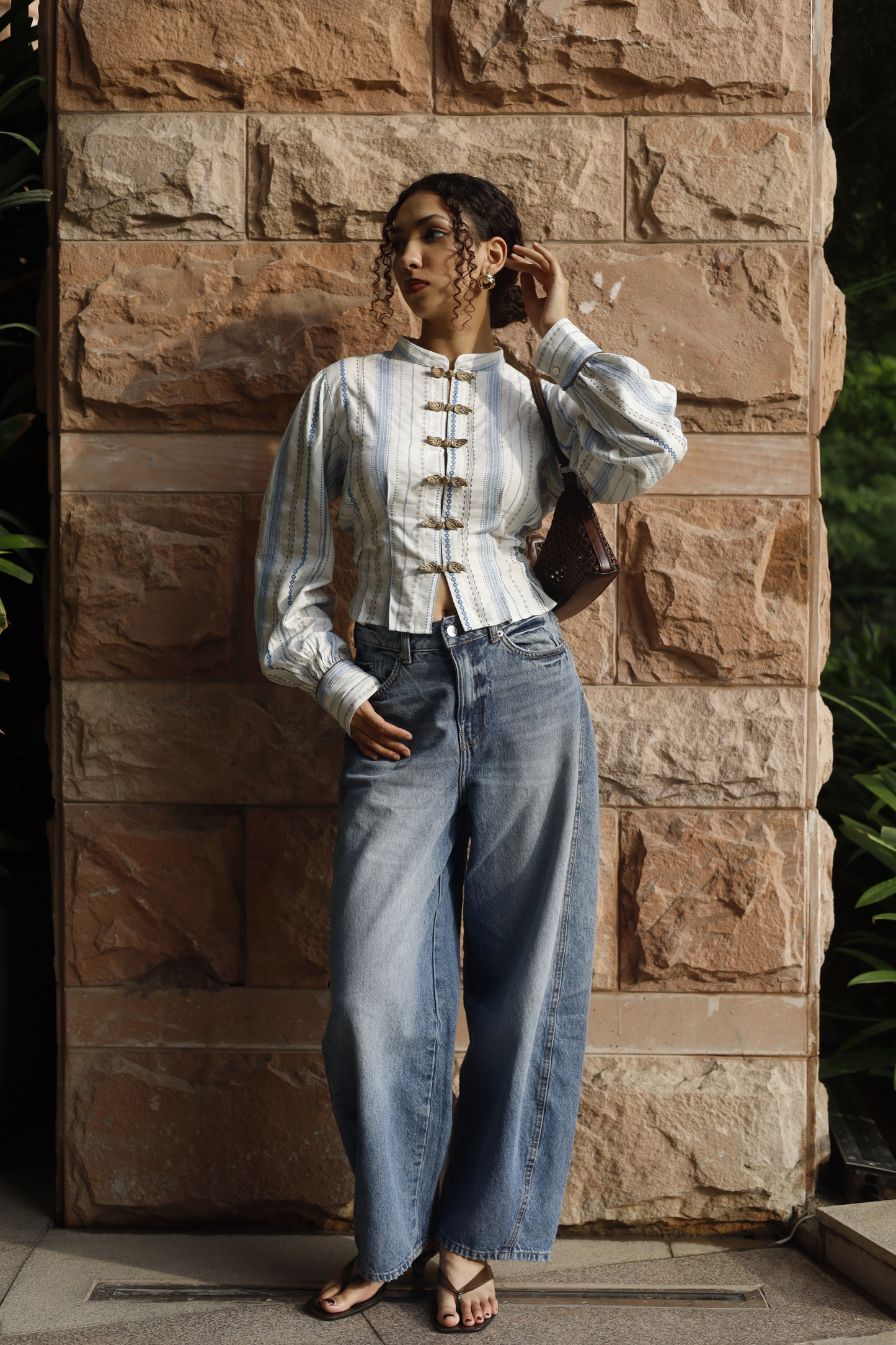 Meridian – Frog Button Shirt